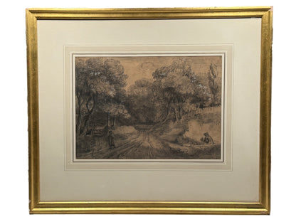 Country Road with Figures by Thomas Gainsborough