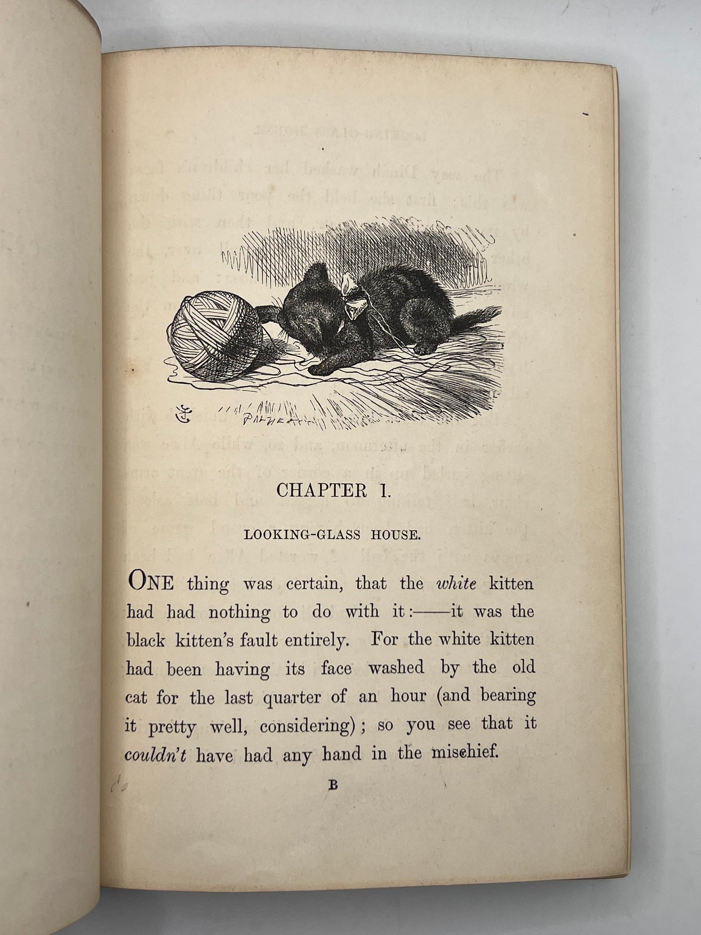 Alice's Adventures in Wonderland 1866 & Through the Looking Glass 1872; Fine First Editions in Original Cloth