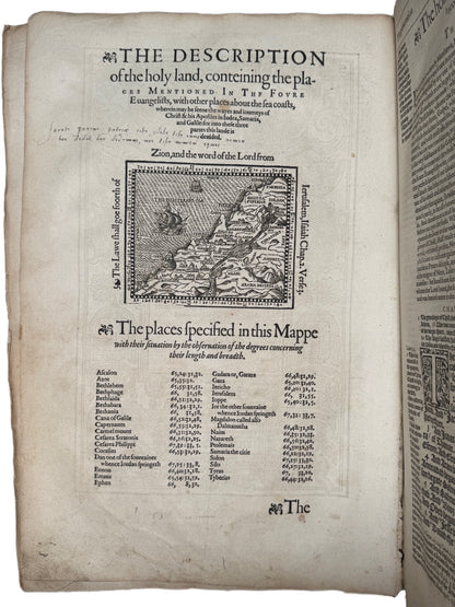 The Grand Noble Geneva Bible 1583: Possibly Associated with a Translator of the Geneva Bible