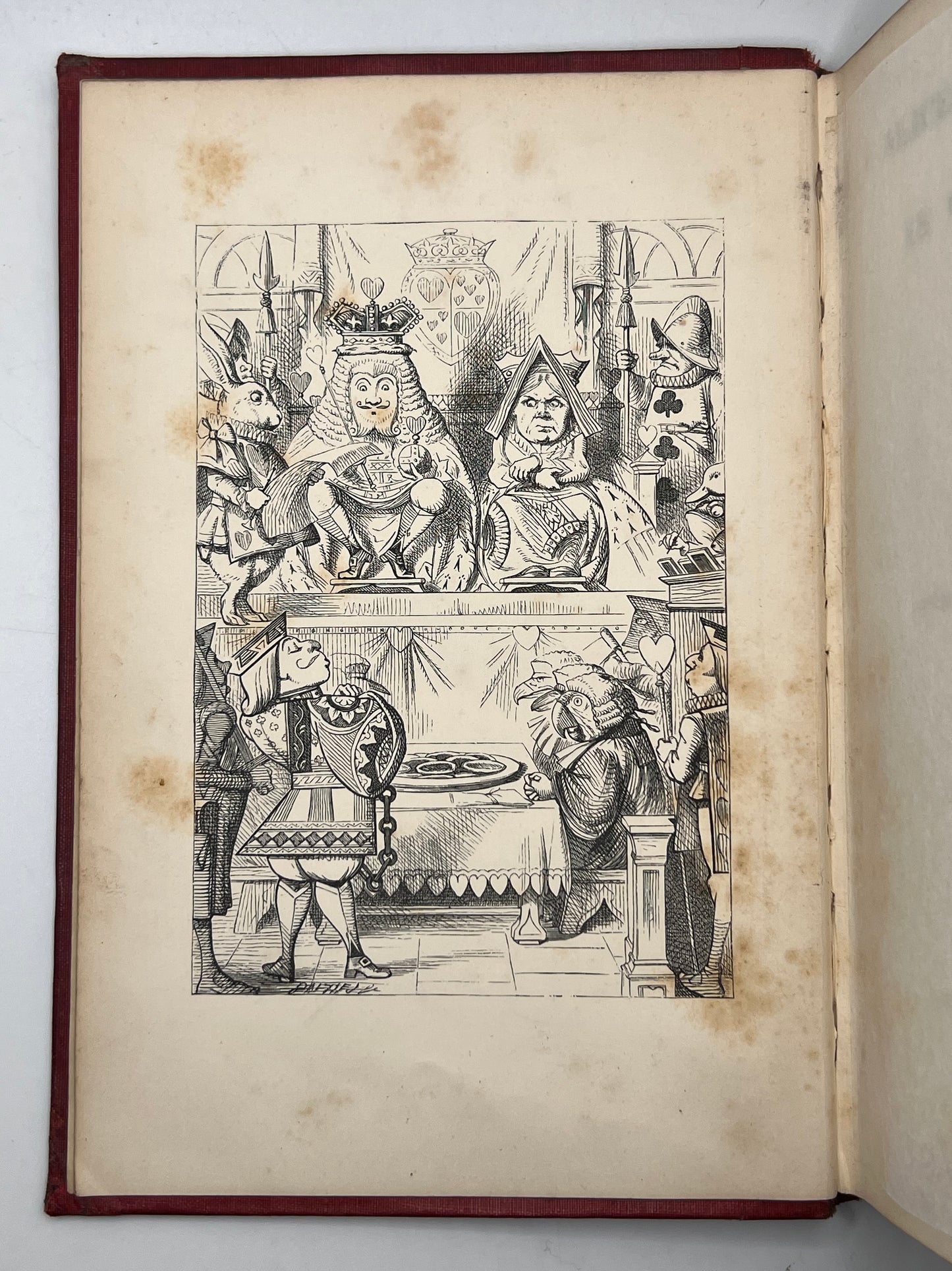 Alice's Adventures in Wonderland 1866 & Through the Looking Glass 1872; Fine First Editions in Original Cloth