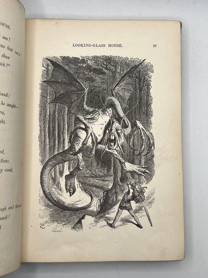 Alice's Adventures in Wonderland 1866 & Through the Looking Glass 1872; Fine First Editions in Original Cloth