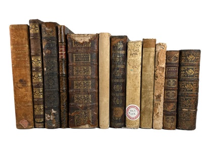 Antique Catholic Books 1600s-1700s Missal, Breviary, Book of Hours