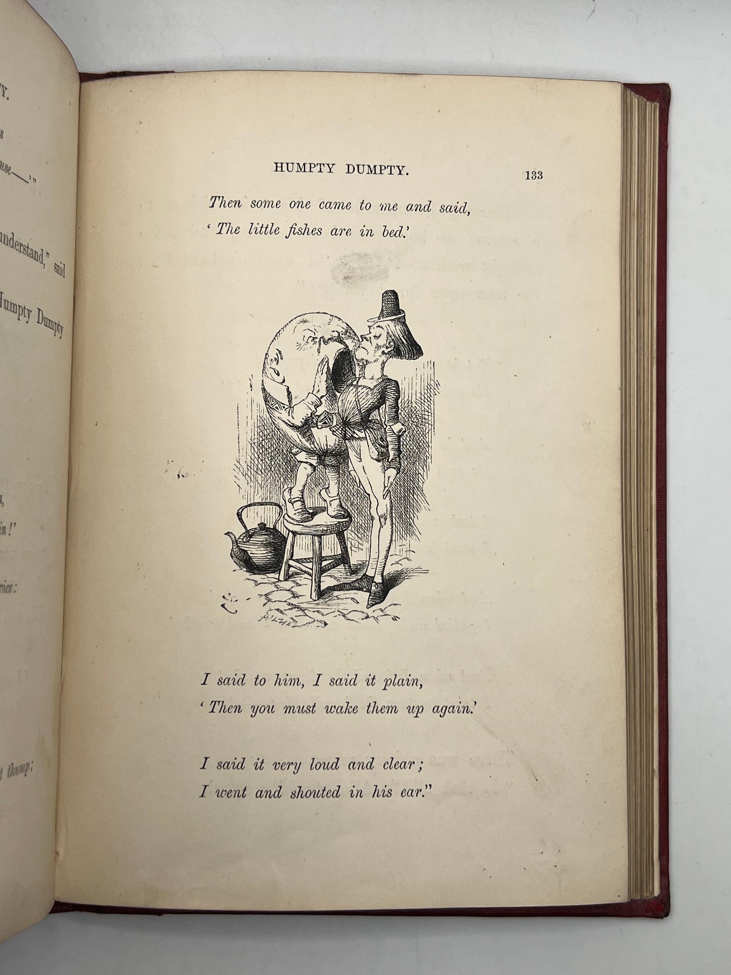 Alice's Adventures in Wonderland 1866 & Through the Looking Glass 1872; Fine First Editions in Original Cloth