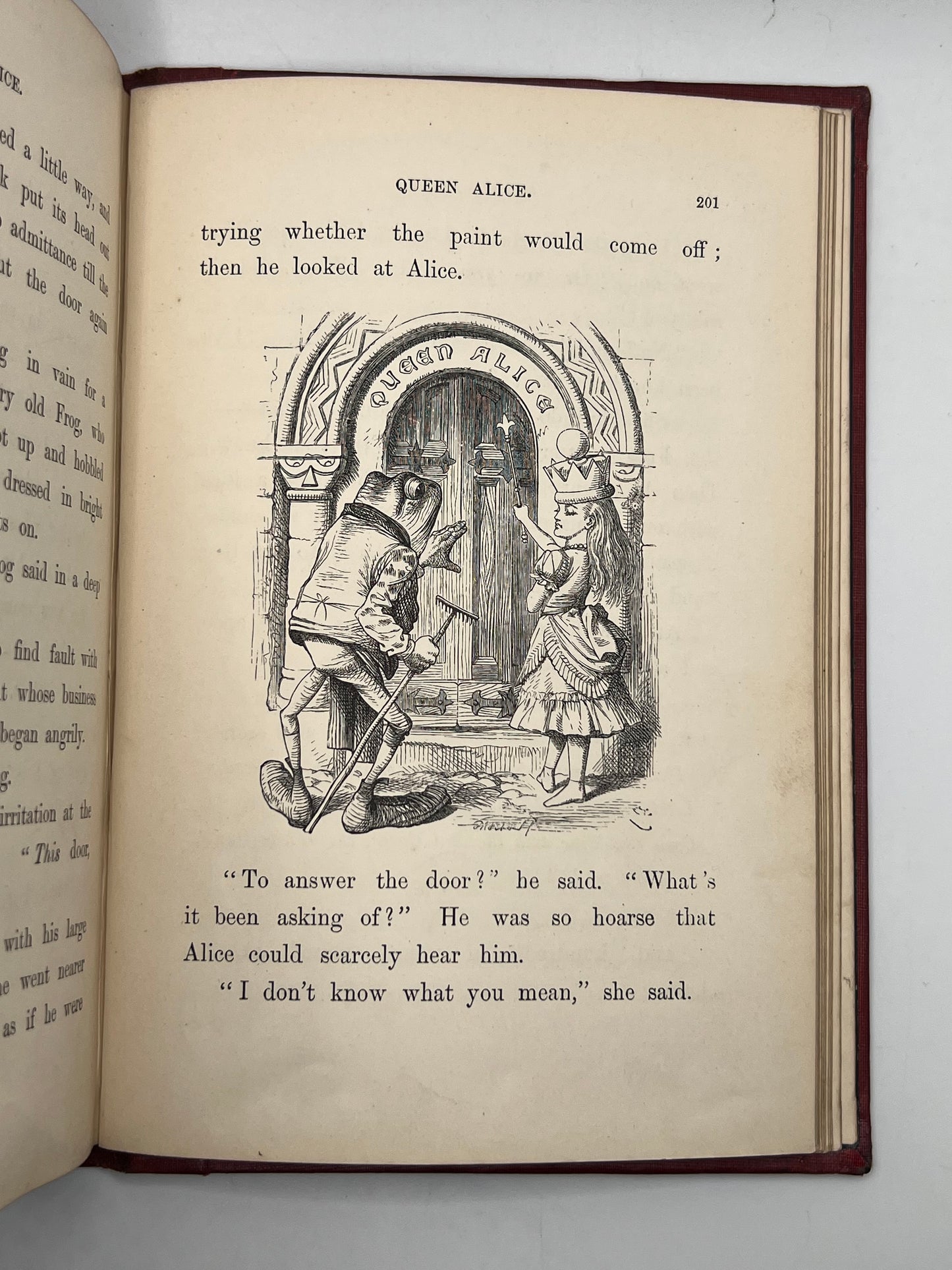 Alice's Adventures in Wonderland 1866 & Through the Looking Glass 1872; Fine First Editions in Original Cloth