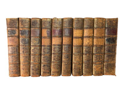 Rapin's History of England 1757 in Contemporary Bindings, 21 Volumes, Tindal Edition