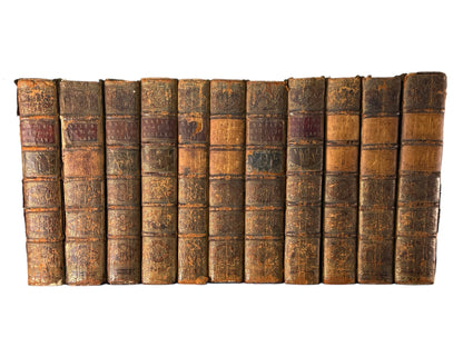 Rapin's History of England 1757 in Contemporary Bindings, 21 Volumes, Tindal Edition