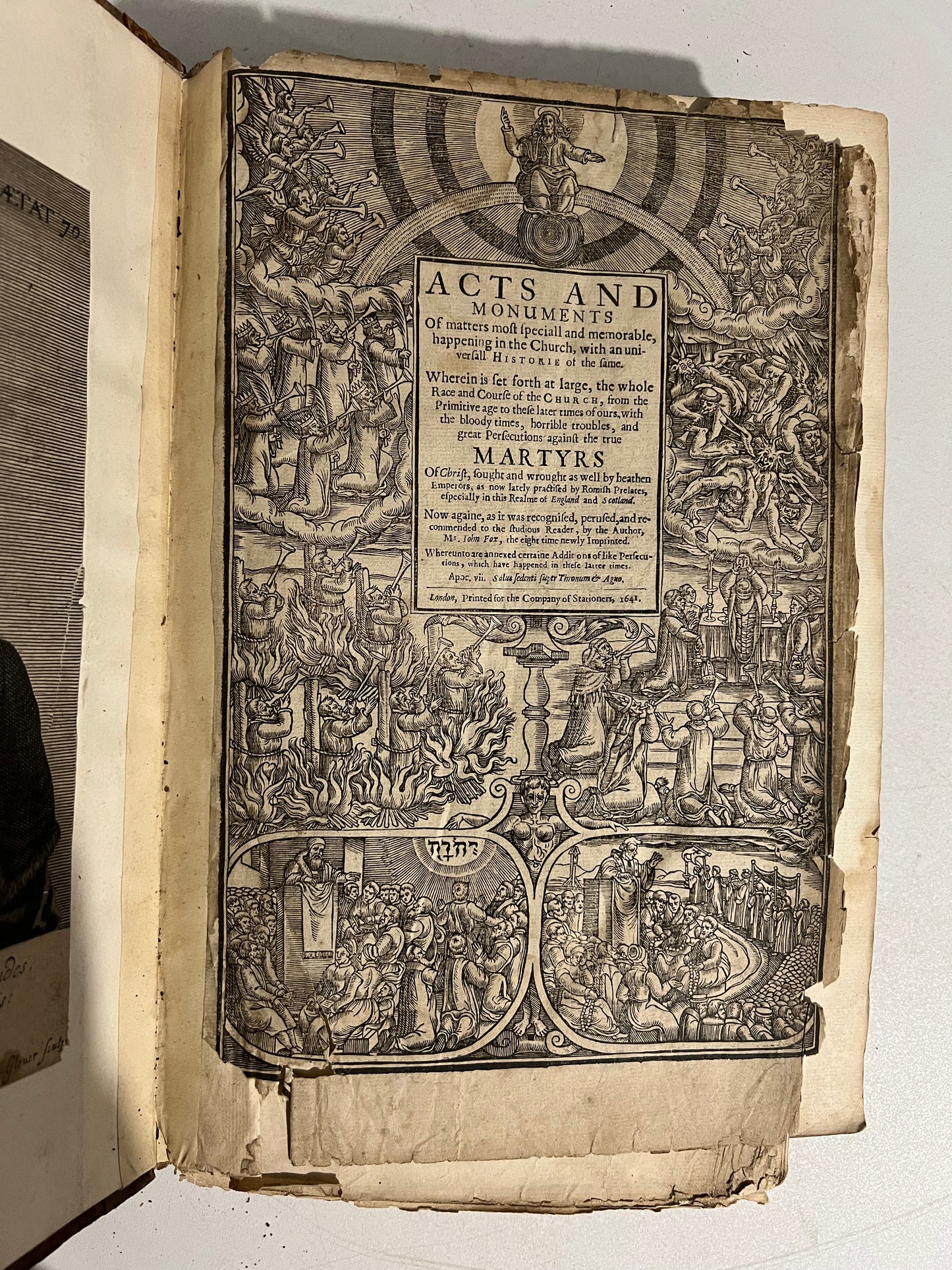 John Foxe's Acts & Monuments: Martyrs, 1641