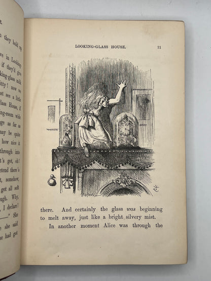 Alice's Adventures in Wonderland 1866 & Through the Looking Glass 1872; Fine First Editions in Original Cloth