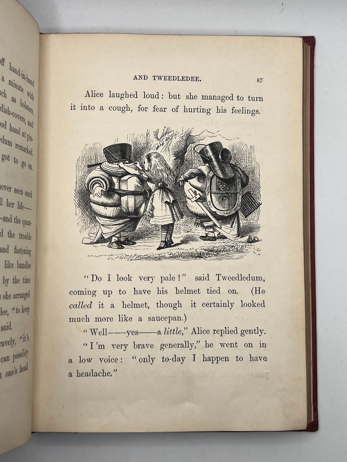 Alice's Adventures in Wonderland 1866 & Through the Looking Glass 1872; Fine First Editions in Original Cloth