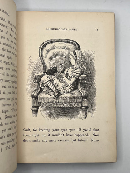 Alice's Adventures in Wonderland 1866 & Through the Looking Glass 1872; Fine First Editions in Original Cloth