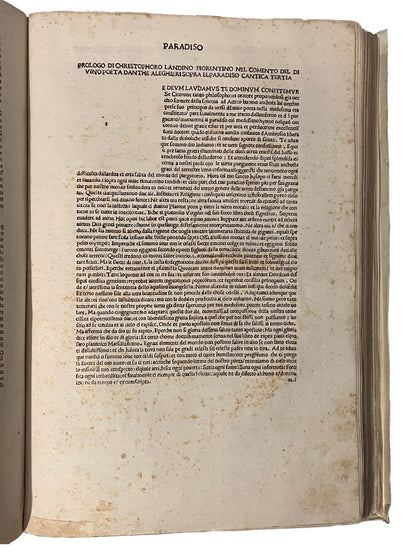 The Divine Comedy of Dante 1481: The Important First Illustrated Edition