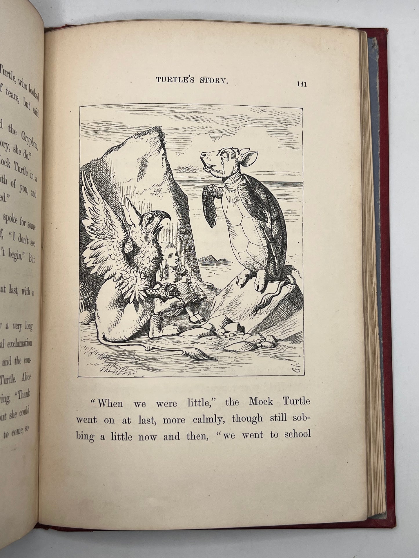 Alice's Adventures in Wonderland 1866 & Through the Looking Glass 1872; Fine First Editions in Original Cloth