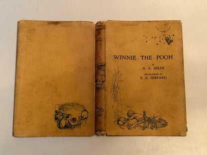 Winnie the Pooh by A.A Milne 1926 FIRST EDITION FIRST IMPRESSION in 1st State DJ