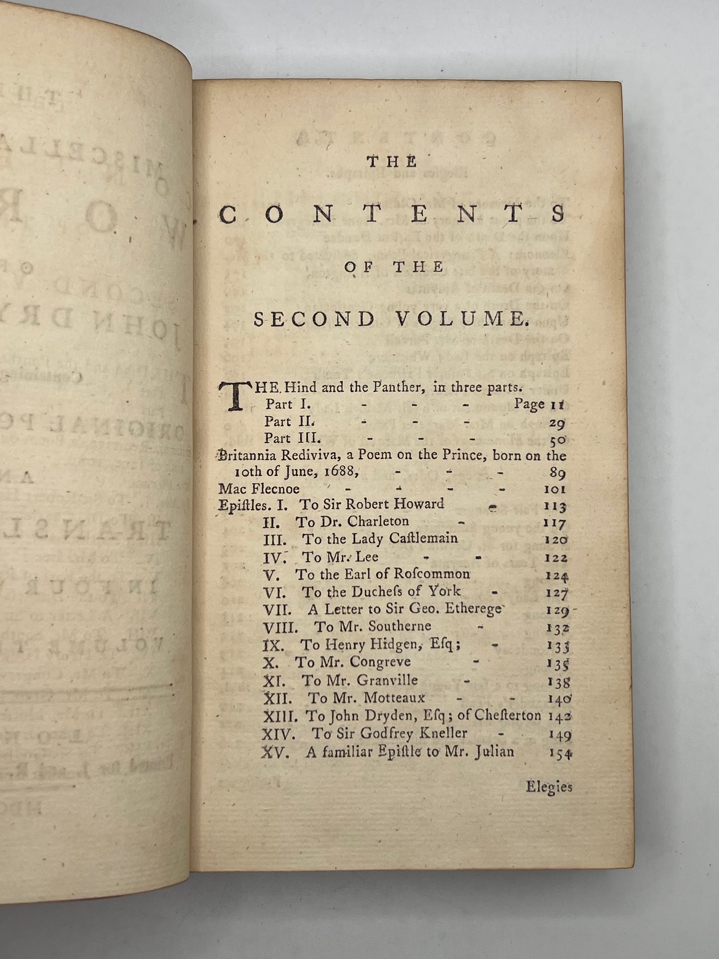 The Miscellaneous Works of John Dryden 1767