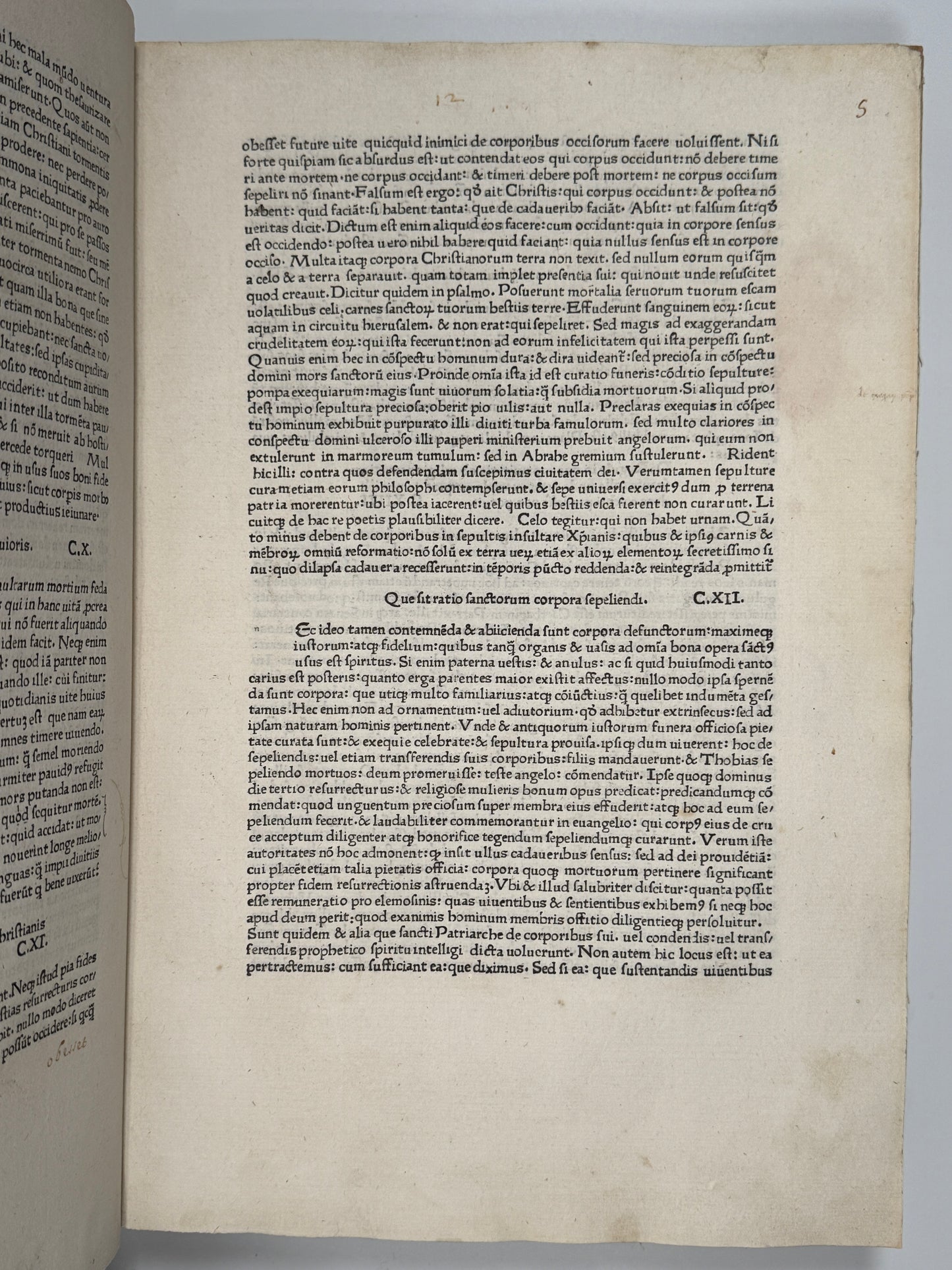 St. Augustine's De Civitate Dei 1474: An Important Incunable