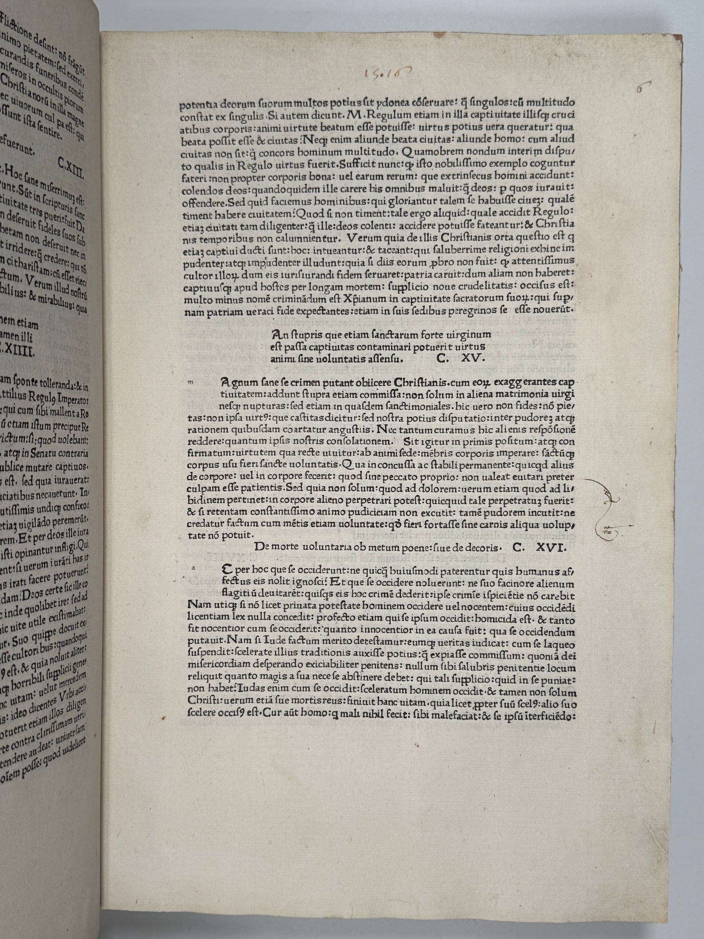 St. Augustine's De Civitate Dei 1474: An Important Incunable