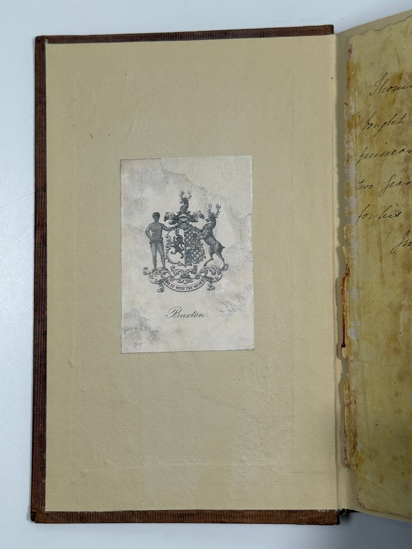 A History of British Birds by Thomas Bewick 1832: Thomas Fowell Buxton's Copy