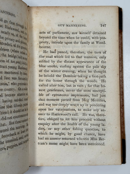 Guy Mannering by Sir Walter Scott 1817