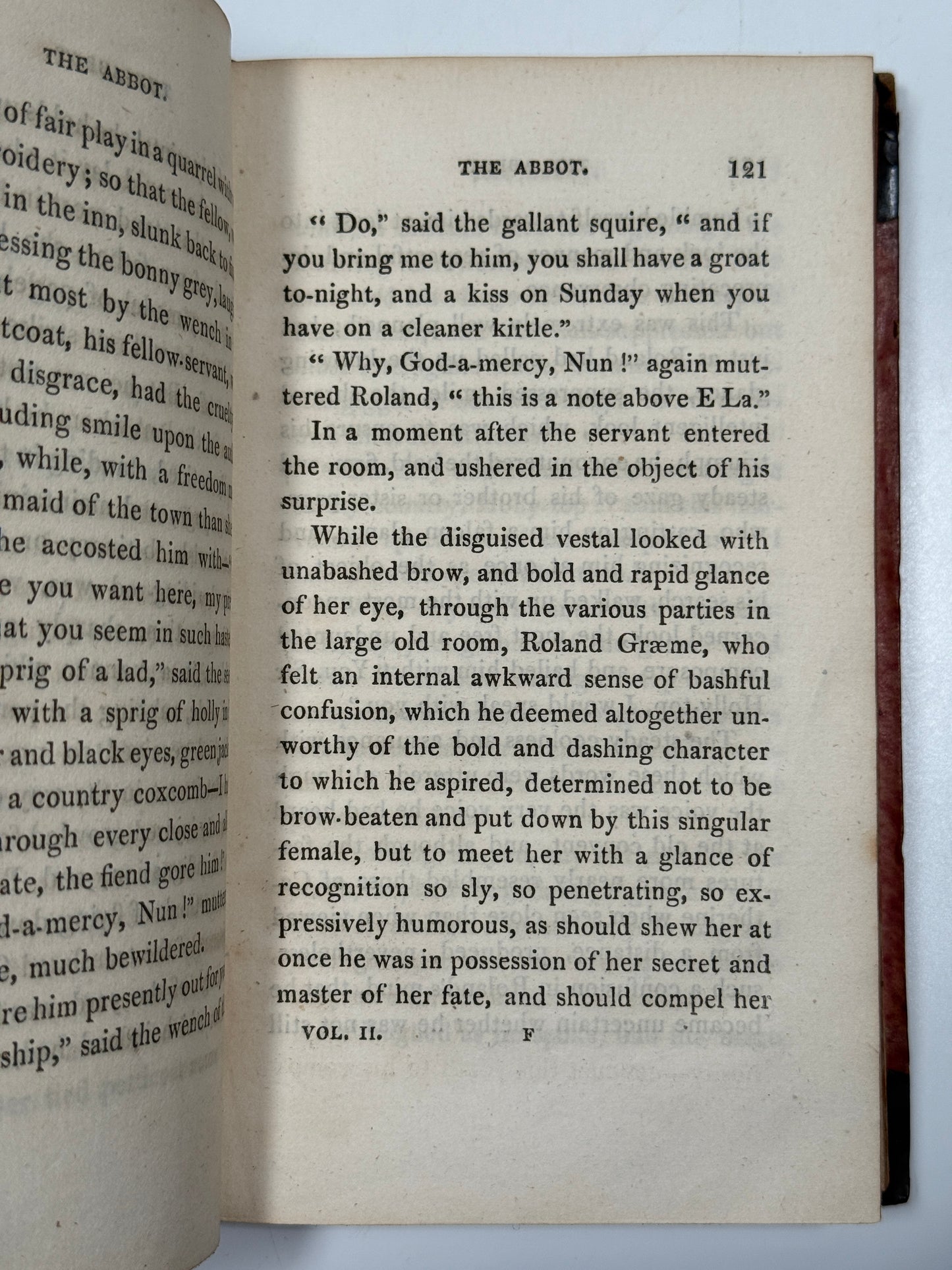 The Abbot by Walter Scott 1820 First Edition