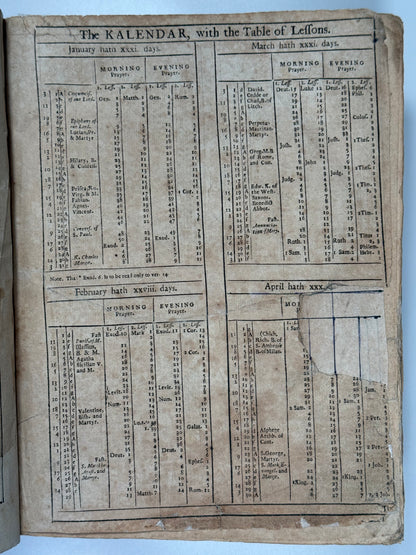 Antique King James Bible 1716-1717 John Baskett Extra-Illustrated