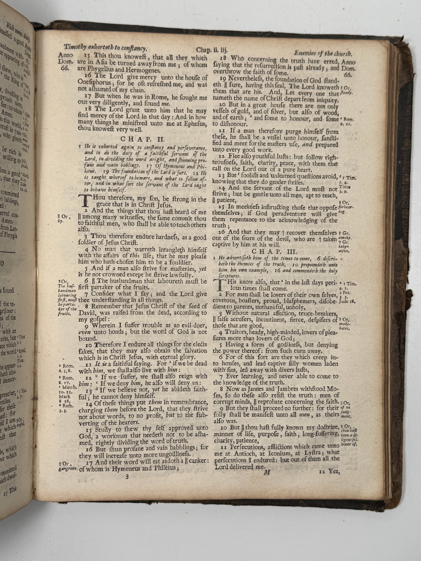 Antique King James Bible 1724 John Baskett