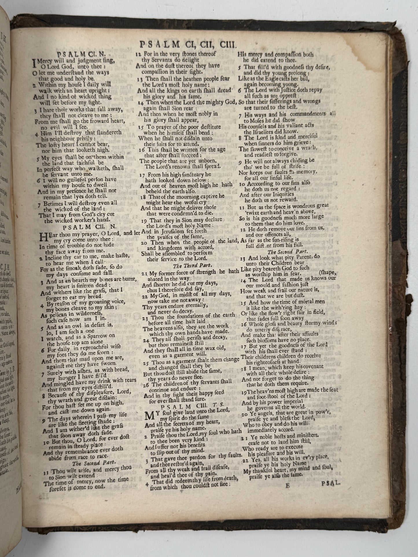 Antique King James Bible 1724 John Baskett