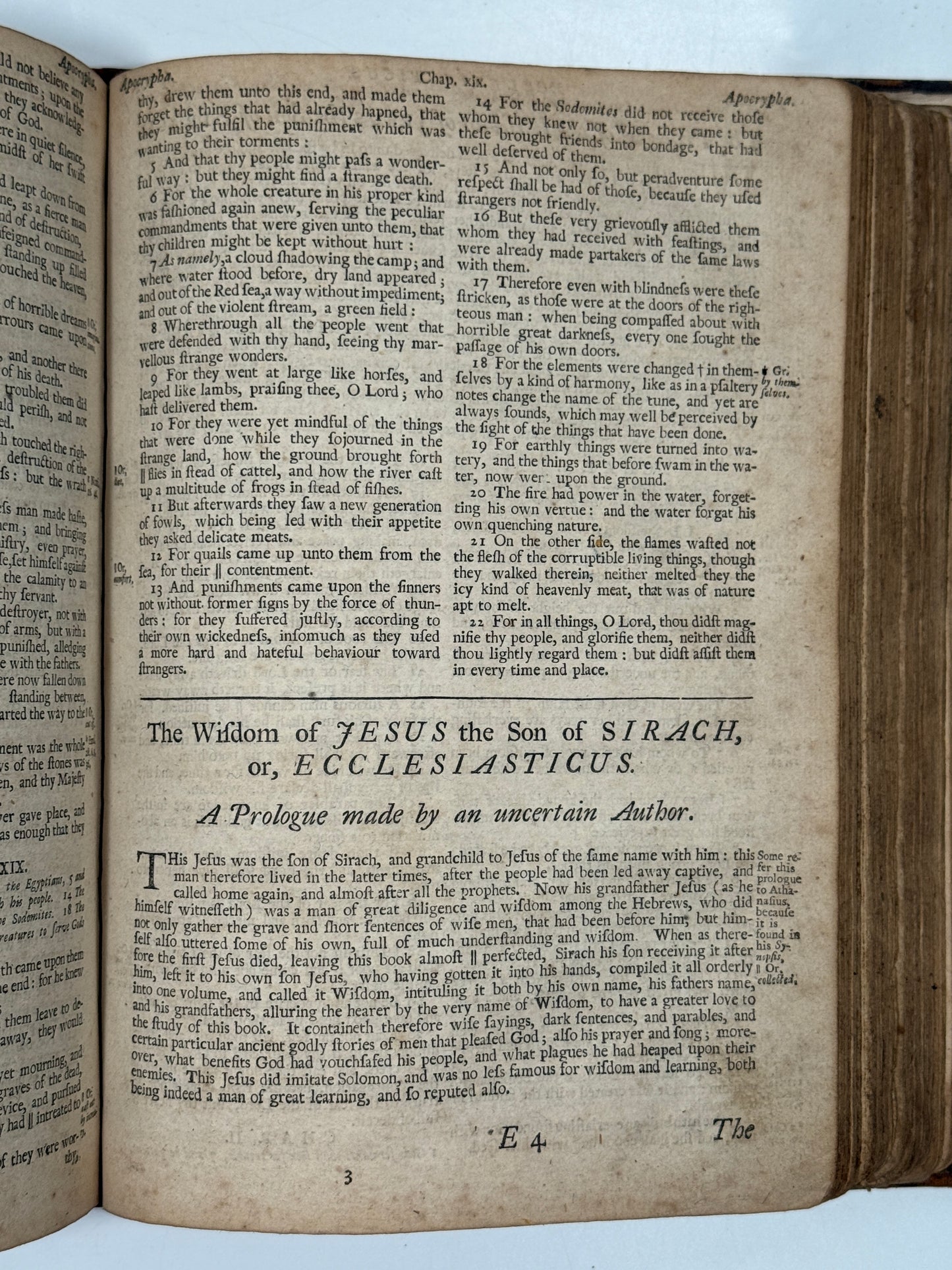 Antique King James Bible 1719 John Baskett