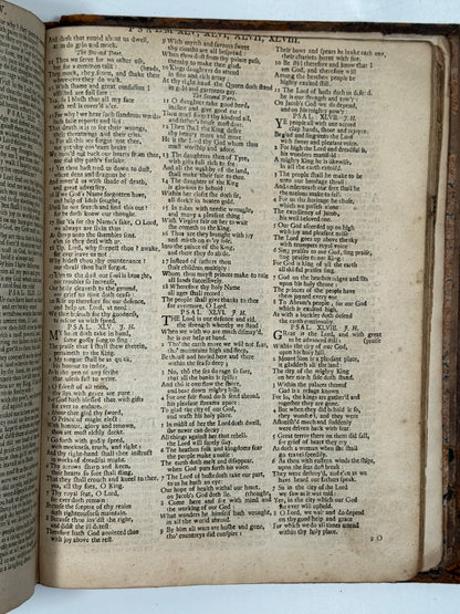 Antique King James Bible 1719 John Baskett