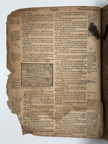 Antique Bible 1599 Geneva Bible