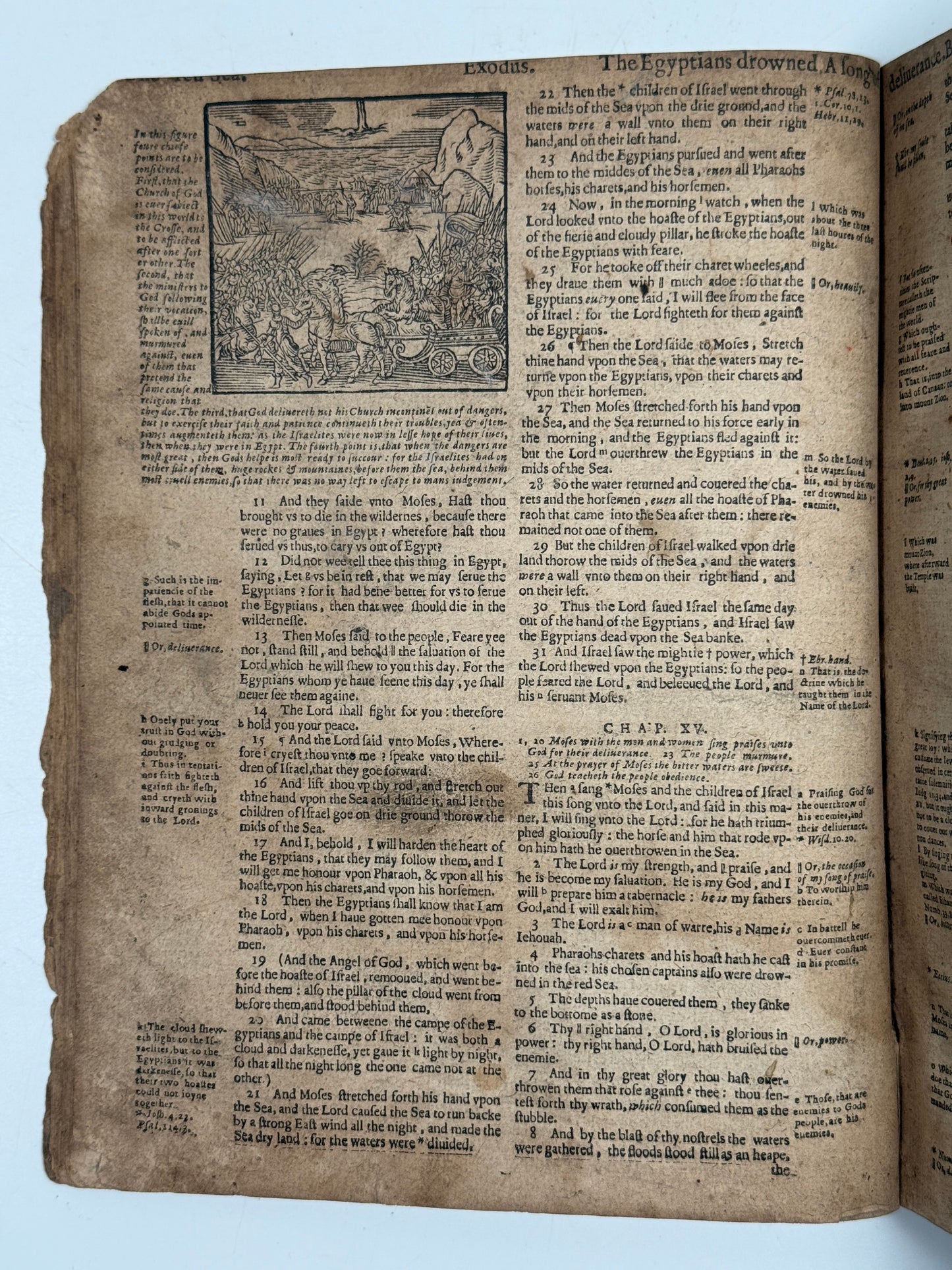 Antique Bible 1599 Geneva Bible