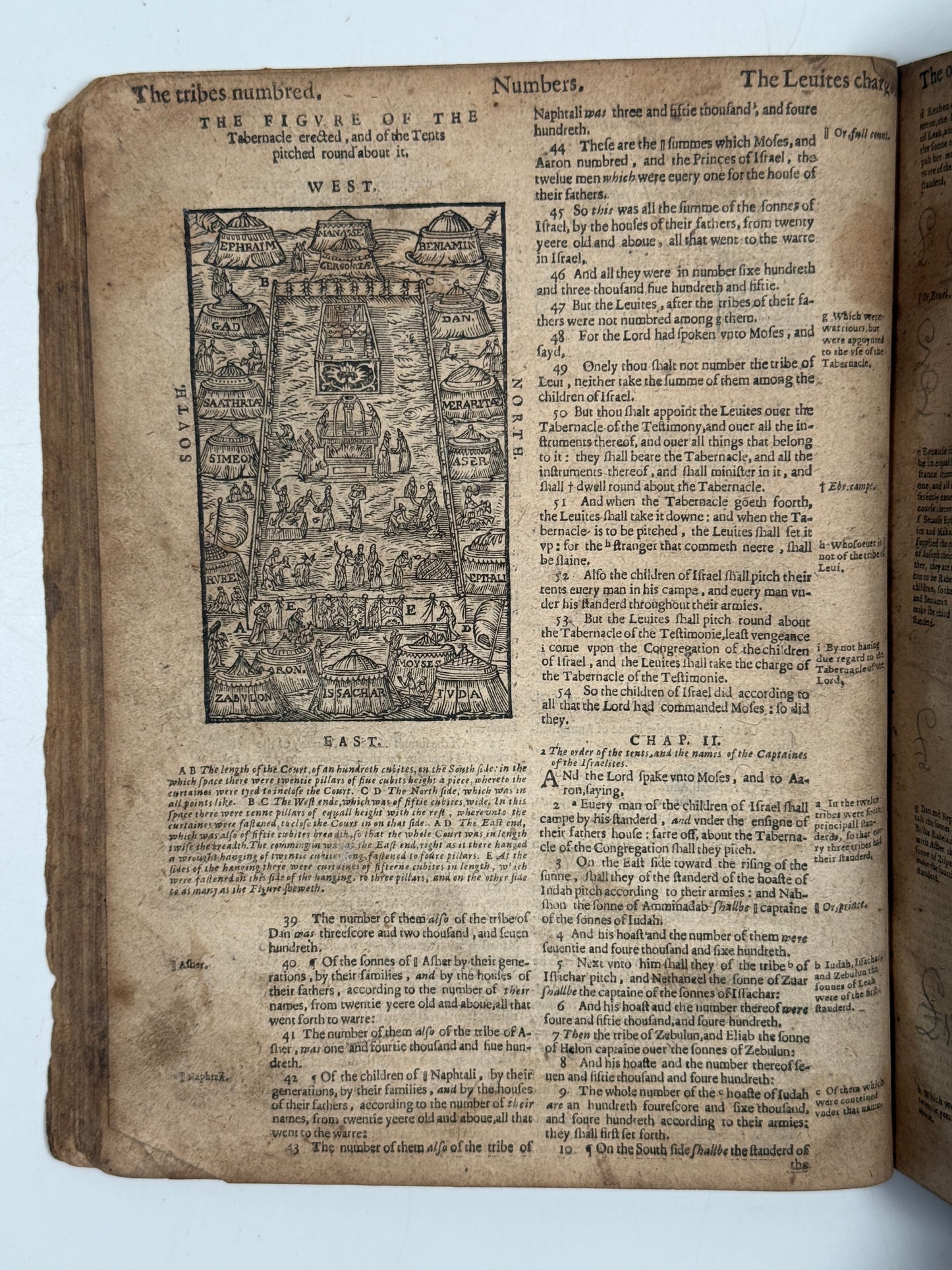 Antique Bible 1599 Geneva Bible