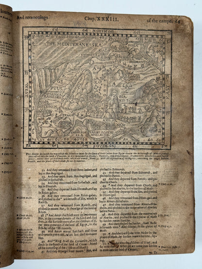 Antique Bible 1599 Geneva Bible