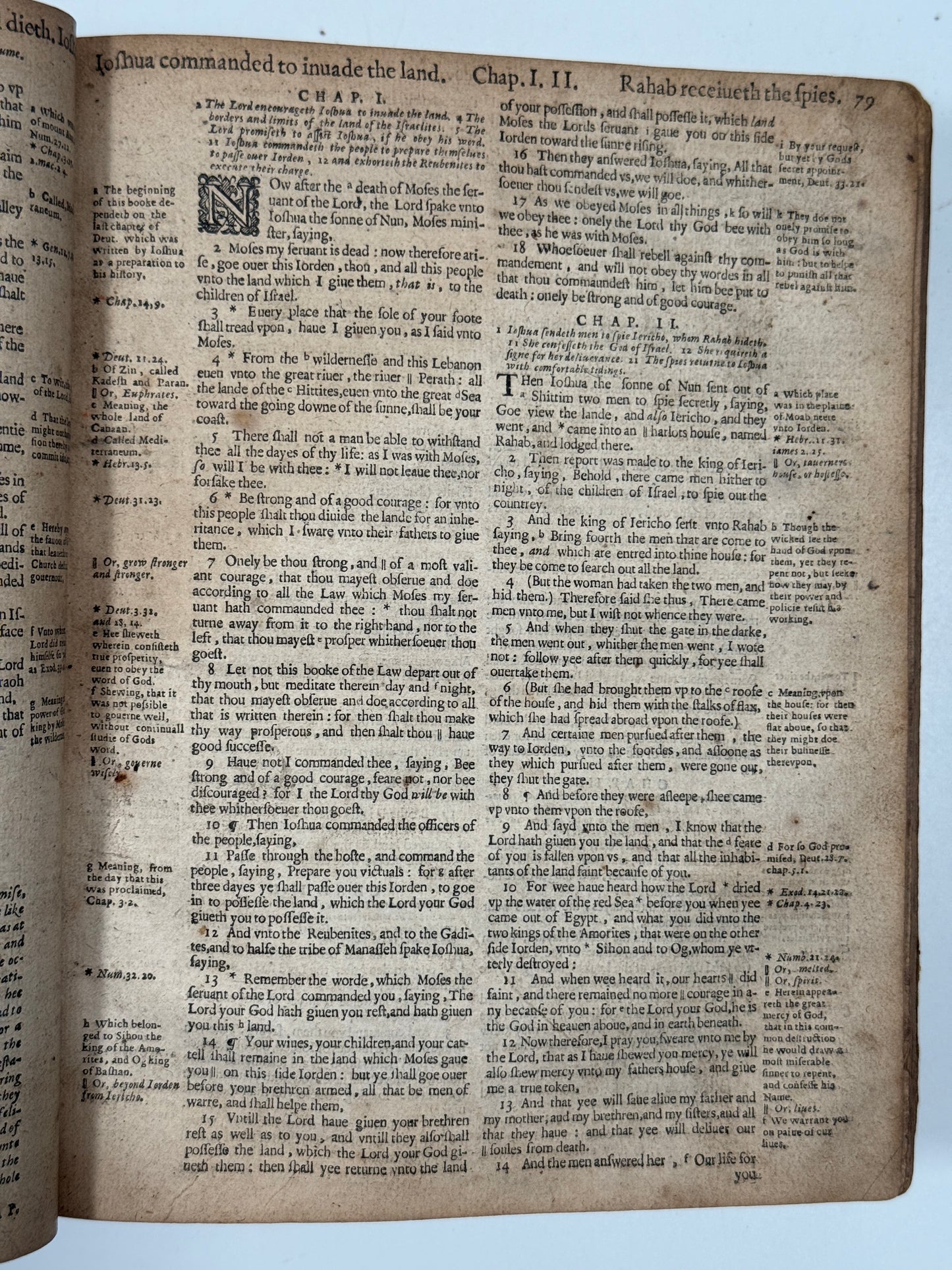 Antique Bible 1599 Geneva Bible