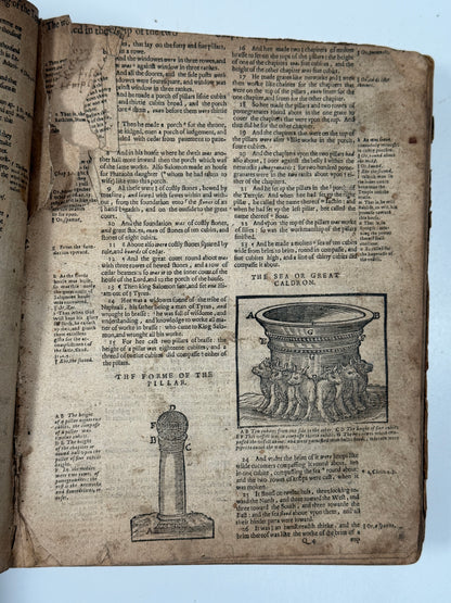 Antique Bible 1599 Geneva Bible