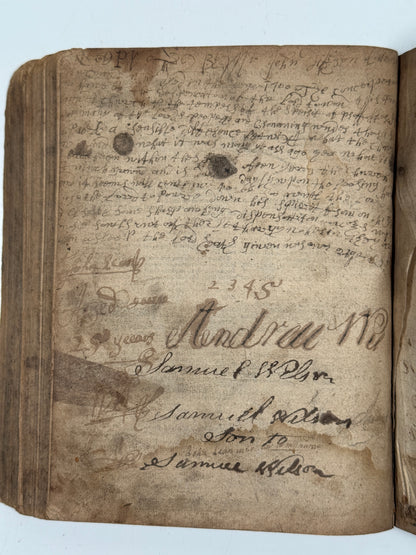 Antique Bible 1599 Geneva Bible