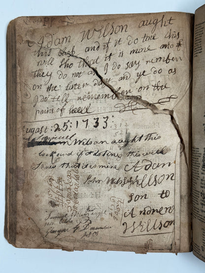 Antique Bible 1599 Geneva Bible