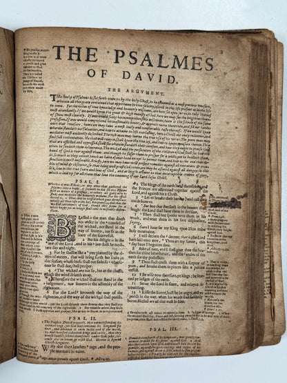 Antique Bible 1599 Geneva Bible