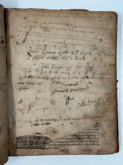 Antique Bible 1599 Geneva Bible