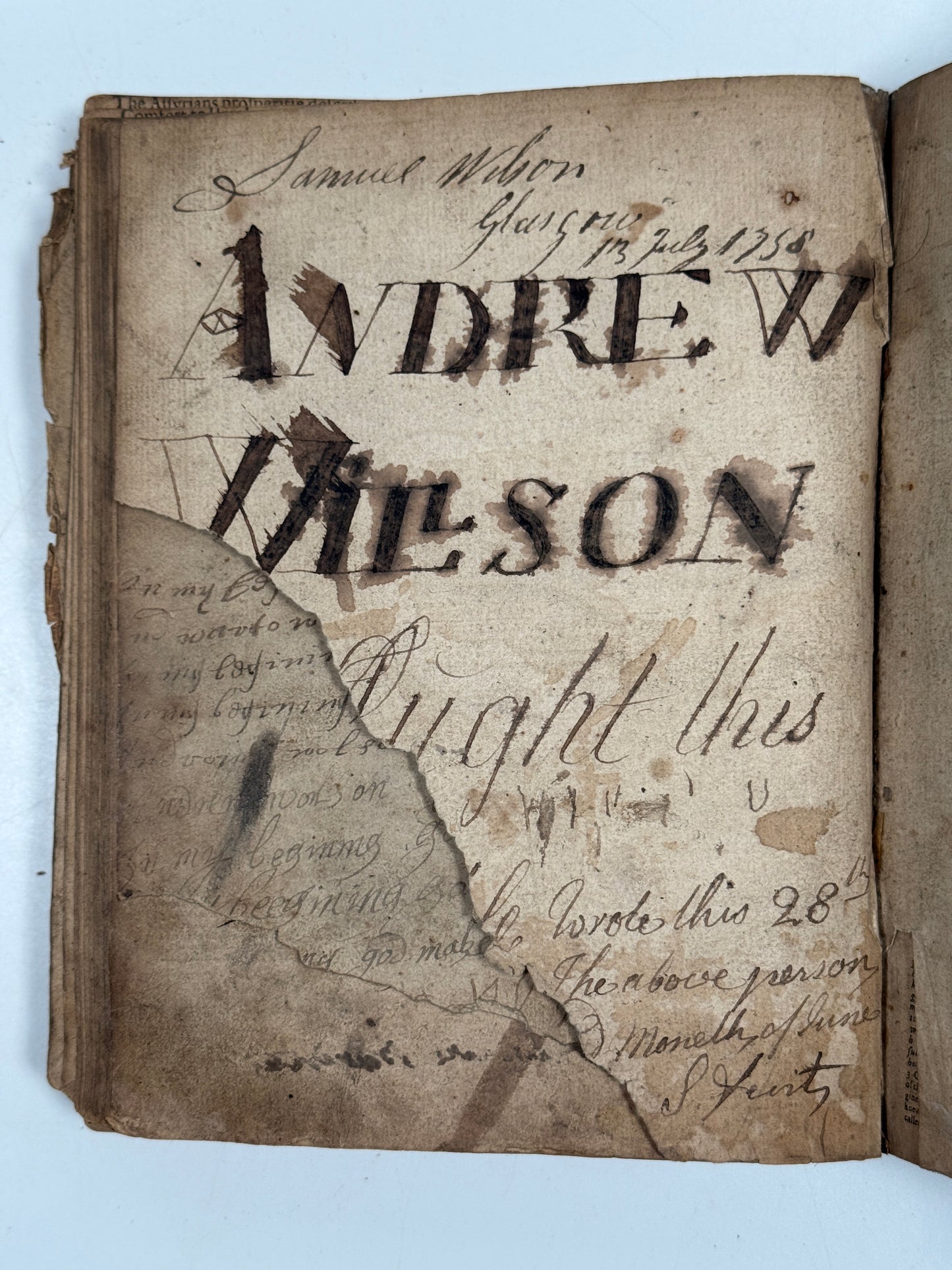 Antique Bible 1599 Geneva Bible