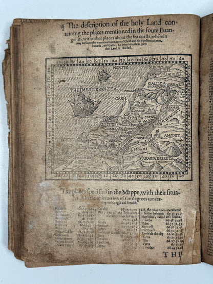 Antique Bible 1599 Geneva Bible