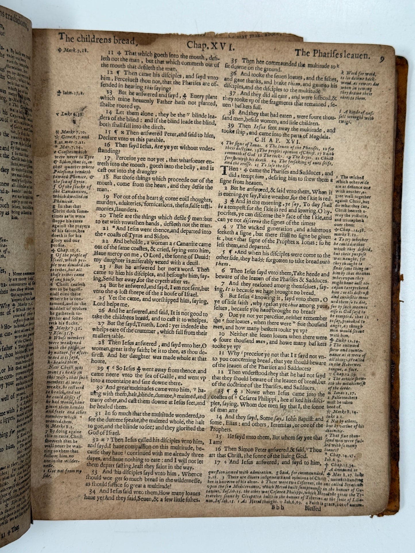 Antique Bible 1599 Geneva Bible