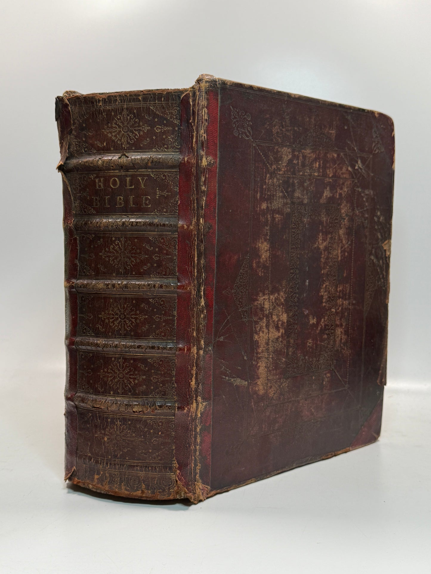Antique King James Bible 1719-1723 John Baskett