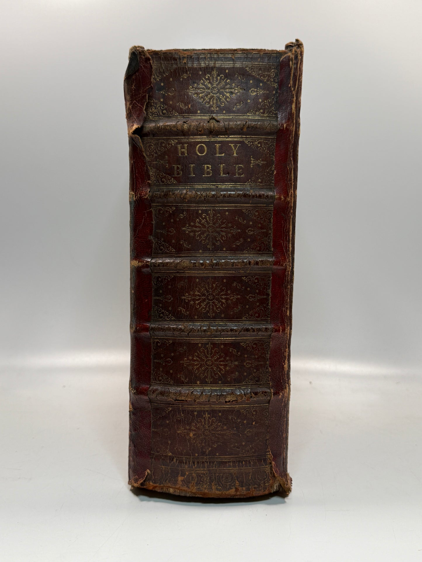 Antique King James Bible 1719-1723 John Baskett
