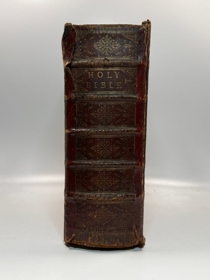Antique King James Bible 1719-1723 John Baskett