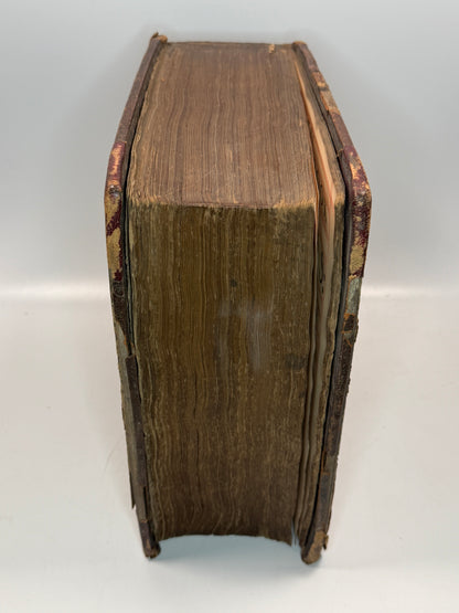 Antique King James Bible 1719-1723 John Baskett