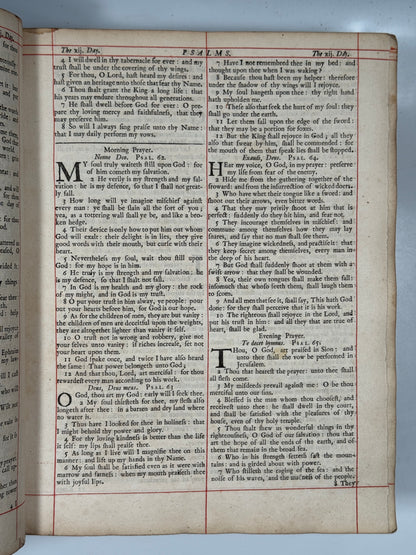 Antique King James Bible 1719-1723 John Baskett