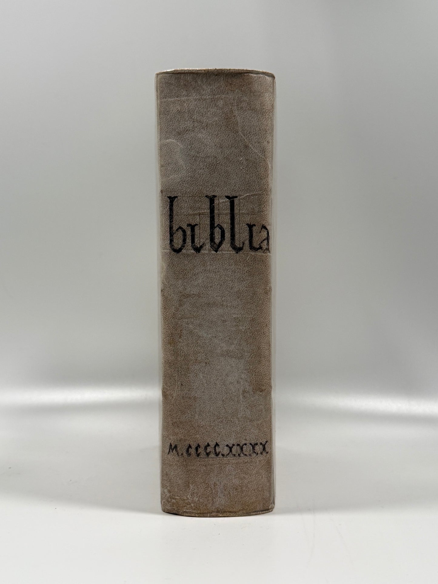 1480 Biblia Latina: Incunable Bible Franciscus Renner Imprint