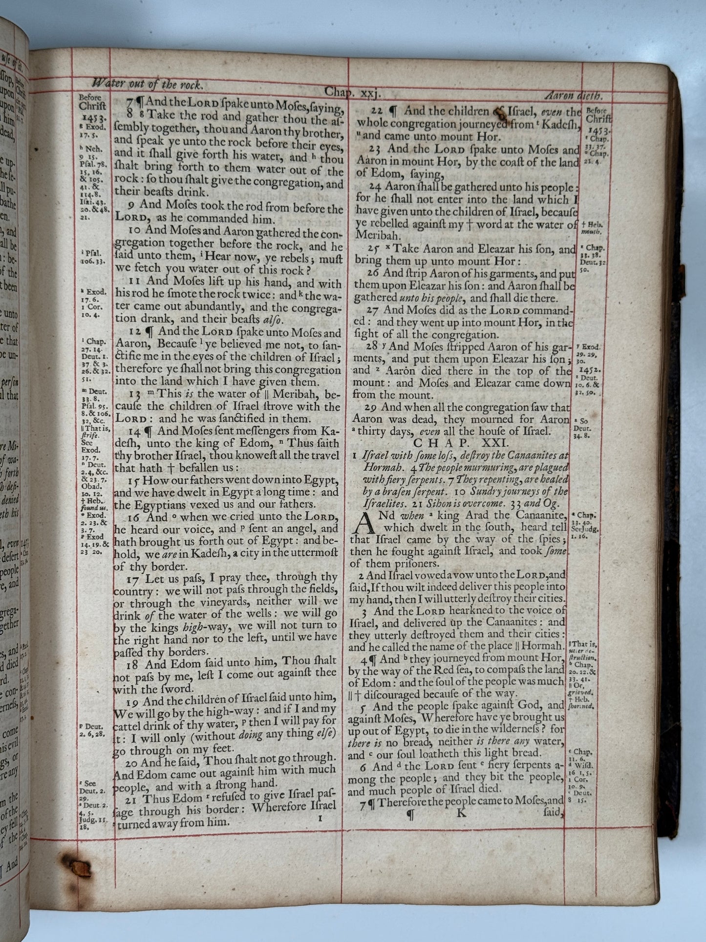 Antique King James Bible 1719-1723 John Baskett