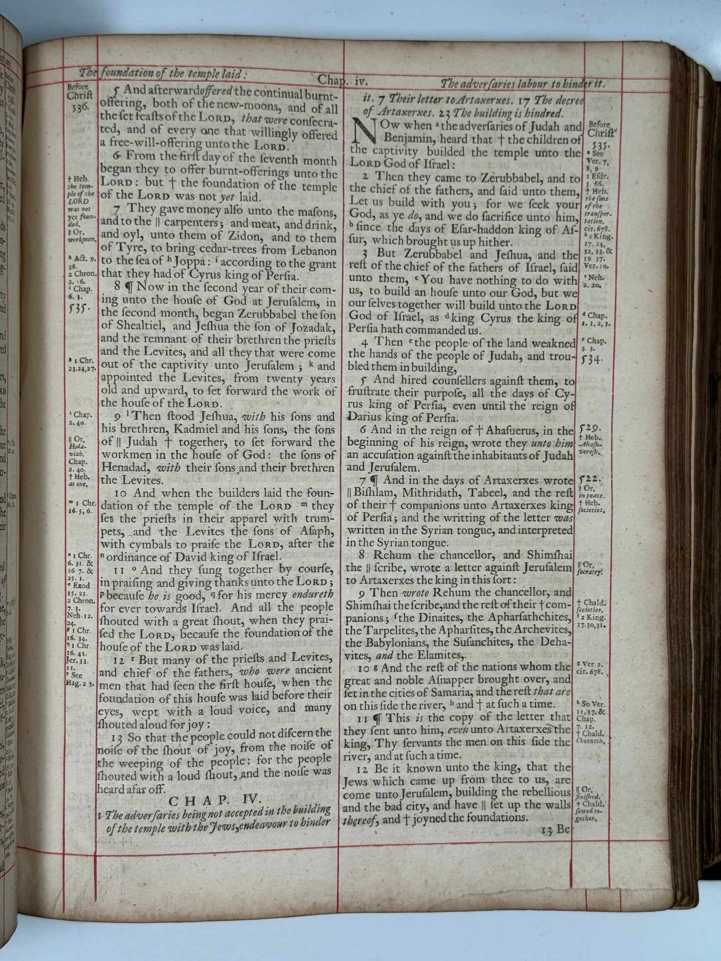 Antique King James Bible 1719-1723 John Baskett