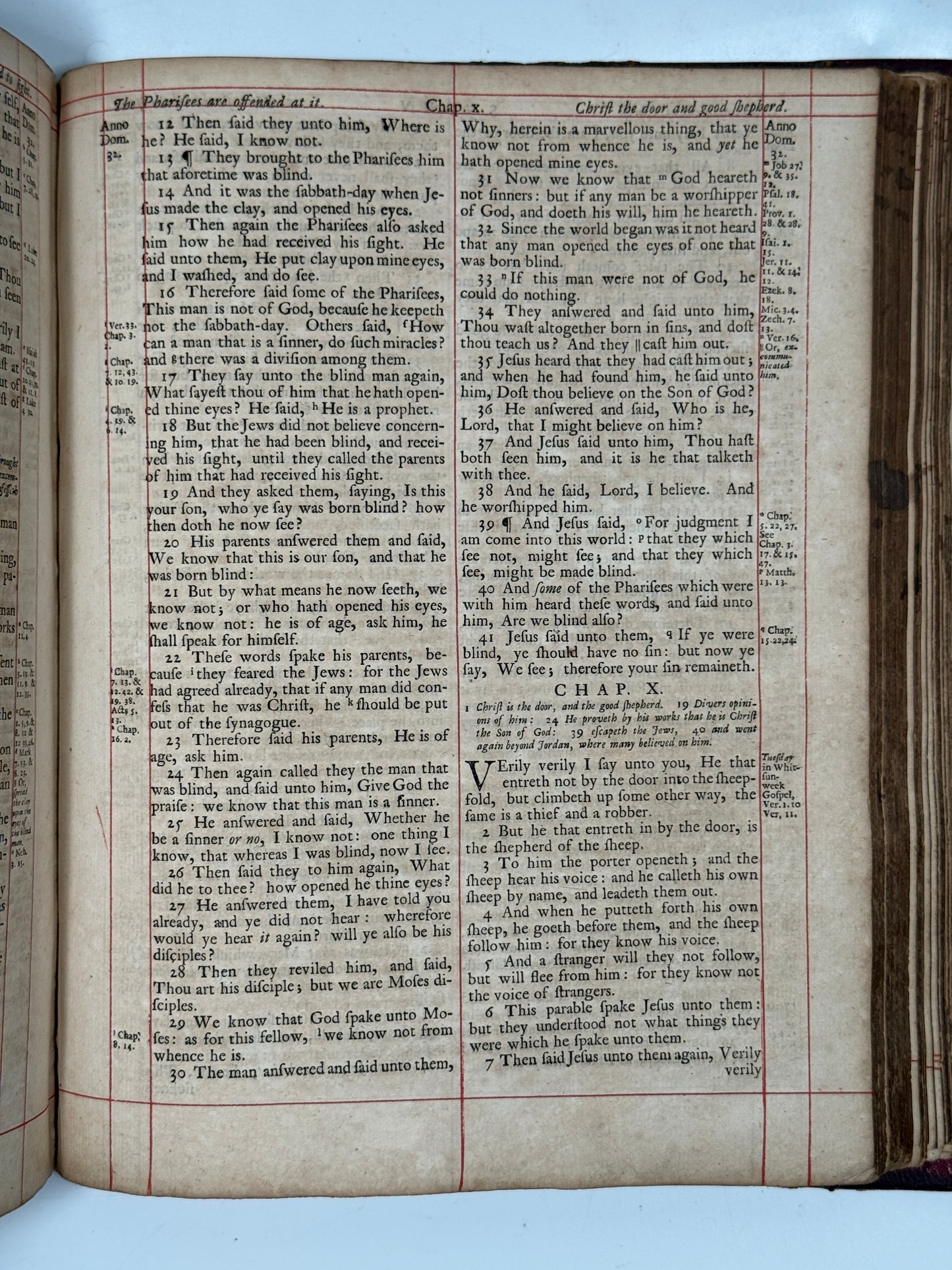 Antique King James Bible 1719-1723 John Baskett